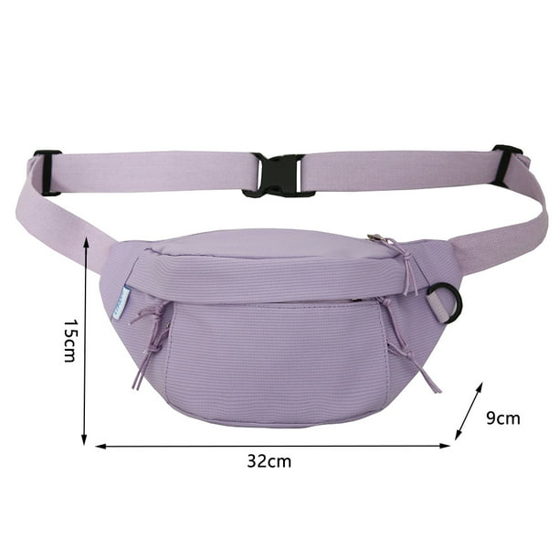 Bolsa De Pecho Bolso de pecho para mujer Bolsos cruzados de hip hop de color solido casual para viajes purpura Ndcxsfigh Para Estrenar Bodega Aurrera en linea
