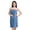 Haze Blue, variant on NEWEVEN Women's Towel Wrap, Soft Absorbent Bath Wrap with Adjustable Clasps(Light Pink,S-M)