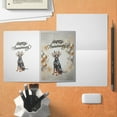 thumbnail image 4 of Happy Anniversary Doberman Pinscher Celebrates Wedding Love Family Party 5x7in Folded Greeting Card Doberman Dog Lover Gifts Single Note Card with Envelope - 01015, 4 of 5