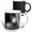 Multicolor, variant on 3drose, Shapes in Black and White, 11oz Two-tone Black Mug