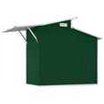 thumbnail image 3 of vidaXL Practical Vent, 82.10 inches Storage Sheds, 106.30 x 51.20 inches, Green, 3 of 7