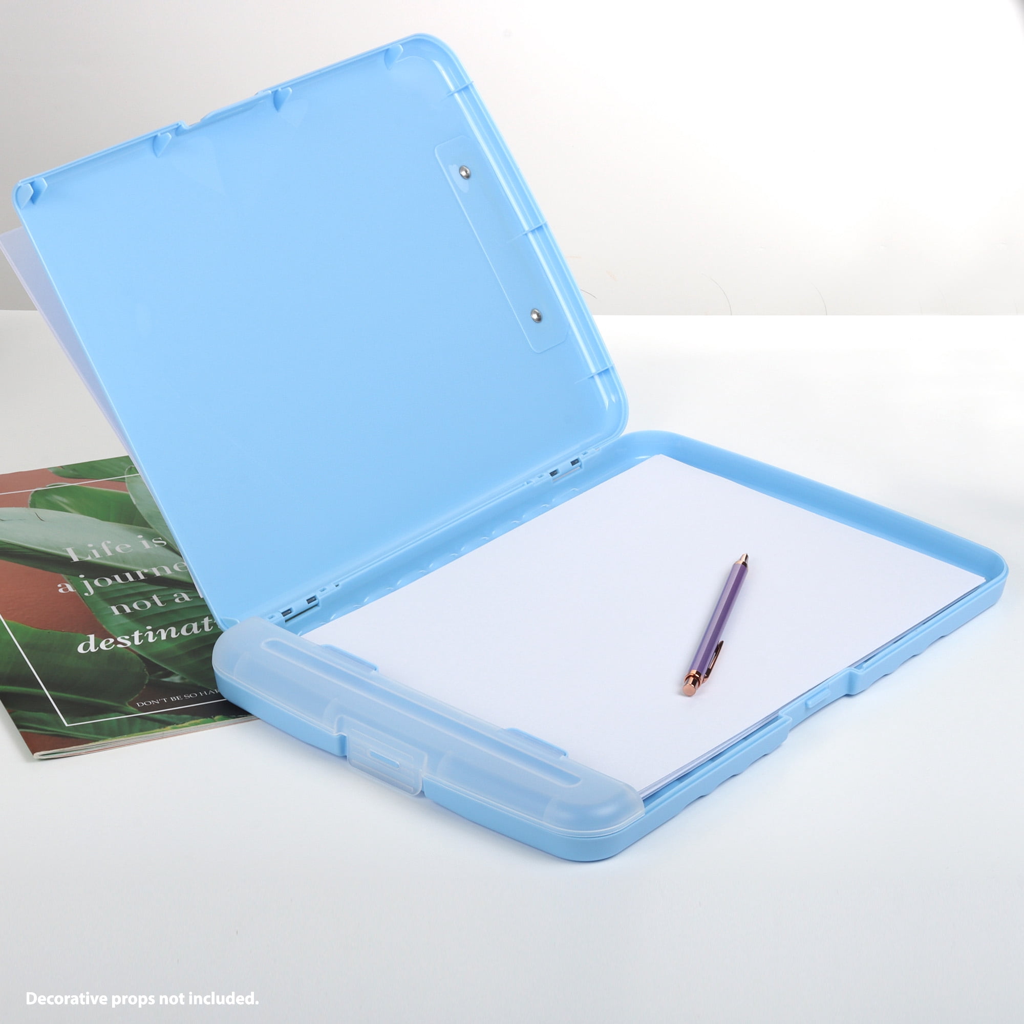 Pen+Gear Storage Clipboard, Blue