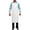 White, variant on Safe Handler PVC Apron, Smooth Finish to Prevent Bacteria, Easily Adjustable, Black