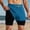 Blue, variant on Adeawade Mens Summer Quick Drying Double Layer Lined Shorts Thin Fitness Running Training Three Quarter Sweatpants Basic Wear 2Xl Blue
