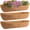 48in, variant on 3 Pack Coco Liners for Window Planter Box - 24in 100% Natural Coconut Coir Fiber Liner Replacement for Deck Flower Box, Garden Railing Fence Trough, Wall Planter Basket, Vegetables Pot
