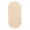 thumbnail image 1 of SHISUYAN DIY Bag Bottom Base with PU Material for Bags Decoration Oval Shape Light Yellow 4 Nails, 1 of 8