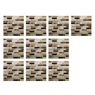 Pianpianzi Sticky Tiles for Walls Bathroom Cute Things for A Room Mirror  Squares Ceiling 6pc Peel And Stick Ceramic Tile Paste 3D Lattice Ceramic  Tile Paste DIY Waterproof Self Adhesive Wall Sticker 