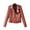_1RD1, variant on Women's Zipper Motorcycle Biker Faux PU Leather Jackets Cropped Bomber Jacket for Women with Pockets
