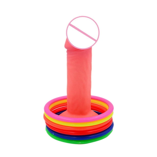 KAKOWELY Anillos de despedida de soltero, suministros divertidos para fiestas, anillos para parejas, accesorios para fiestas