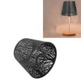 thumbnail image 4 of Tree Lamp Shadewall Lamps  Sconces,Wrought Iron Lampshade Carved Forest Tree Shaped E27 Mini Lamp Shade For Table Lamp Bedroom Bedside Decorblack, 4 of 8