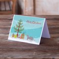 thumbnail image 2 of Dwelf 4 Cat Merry Christmas Greeting Cards and Envelopes Pack of 8, 2 of 2