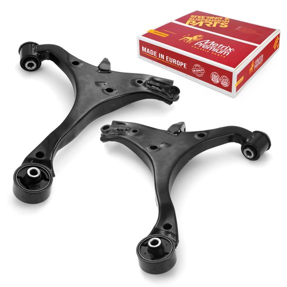 Metrix Premium Chassis Parts - Front Left Right Lower Control Arm Kit Fits 01-05 Acura EL,01-05 Honda Civic, Replacement RK640288, RK640287