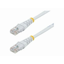StarTech 3 ft White Molded Cat5e UTP Patch Cable