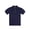 navy, variant on Girls' Rhinestone Polo Shirt Color: navy Size: 4t