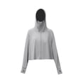 thumbnail image 5 of Women's UV Sun Protection Hoodie Jacket With Zipper Lightweight Long Sleeve Sun Shirt Breathable Loose-Fitting Cycling Clothing Cooling Women Hooded Coat Ultra Wrinkle Resistant Clothes, 5 of 5