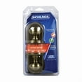 thumbnail image 2 of Schlage F51VGEO609 F51A VGEO609K4 Georgian Entry Knob, Antique Brass, 2 of 2