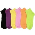 thumbnail image 3 of NevEND 12 Pairs Women Novelty Ankle Socks Comfort Soft Lightweight Sports Athletic Cotton Size 5-10, 3 of 4