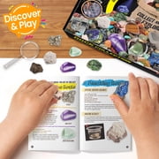Piano Potato Kids Rock Collection Kit, 12 Specimens Box + 700g Real Crystals & Minerals STEM Gemstone Kit, Educational Geology Gift for Ages 6-12