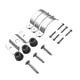 thumbnail image 4 of Kits de montaje de dardos Pieza de repuesto de acero inoxidable para colgar dardos en el soporte de pared Estilo C, 4 of 9
