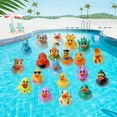 thumbnail image 3 of 20 Pcs Rubber Ducks, Random Assortment Mini Bulk Floater Duck Toys, Kids Baby Bath Pool Toys, Birthday Gifts, Party Favors for Toddlers 1-3, 3 of 8