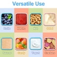 thumbnail image 5 of Recipientes herméticos para salsas compatibles con la mayoría de las loncheras Bento, 2 recipientes para aderezo de ensalada de 4 oz para llevar, recipiente pequeño de silicona para condimentos y, 5 of 5