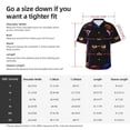 thumbnail image 5 of Lsque Five Nights At Freddy'S Pattern Hawaiian Shirt for Men Unisex Summer Beach Casual Short Sleeve Cotton Linen Button Down Shirts-3X-Large, 5 of 6