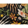 thumbnail image 4 of oneOone Rayon Black Fabric Skull Fabric For Sewing Printed Craft Fabric By The Yard 56 Inch Wide, 4 of 6