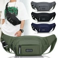 thumbnail image 2 of New Pure Canvas Fit Waistpack Mobile Waistpack Men's Sports Outdoor Leisure Running Anti Theft Ultra Thin Invisible.-zmt, 2 of 10