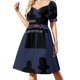 thumbnail image 1 of Vestido de manga corta Onepet Pet Shop Girls The Unity World, vestido elegante de lujo para mujer., 1 of 7