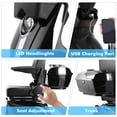 thumbnail image 5 of QEEKA Heavy-Duty 4 Wheel Mobility Scooter for Adults & Seniors,1000W Motor, 500 LBS Weight Capacity,Black, 5 of 7