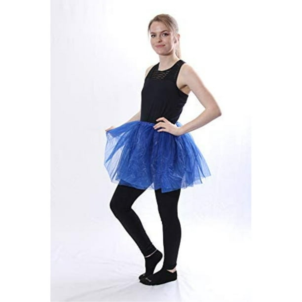 Girls Classic Layered Princess Tutu for Holiday Costumes, Fun Runs, and  Everyday Wear Over Leggings (Child Size, Royal Blue) 