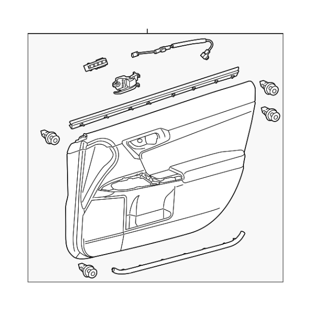 Genuine OE Lexus Door Trim Panel 676107623020