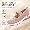 thumbnail image 3 of CHICVOMEY Comfortable Sneakers for Women Lightweight Breathable Mary Jane Shoes Non-slip Mesh Walking Shoes for Daily Wear and Travel, 3 of 8