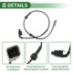 thumbnail image 4 of Sensor de Velocidad de Rueda ABS Unique Bargains Trasero Izquierdo Derecho Sensor ABS Sistema de Frenado Antibloqueo No. 9811808280 para Peugeot 307 2000-2012, 4 of 7