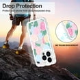 thumbnail image 6 of Case for iPhone 14 Pro Max, Case Cute Cartoon Flowers for Girls Shockproof TPU Bumper Protective Case for iPhone 14 Pro Max 2022 (6.7 Inch), Colorful Flowers, 6 of 14