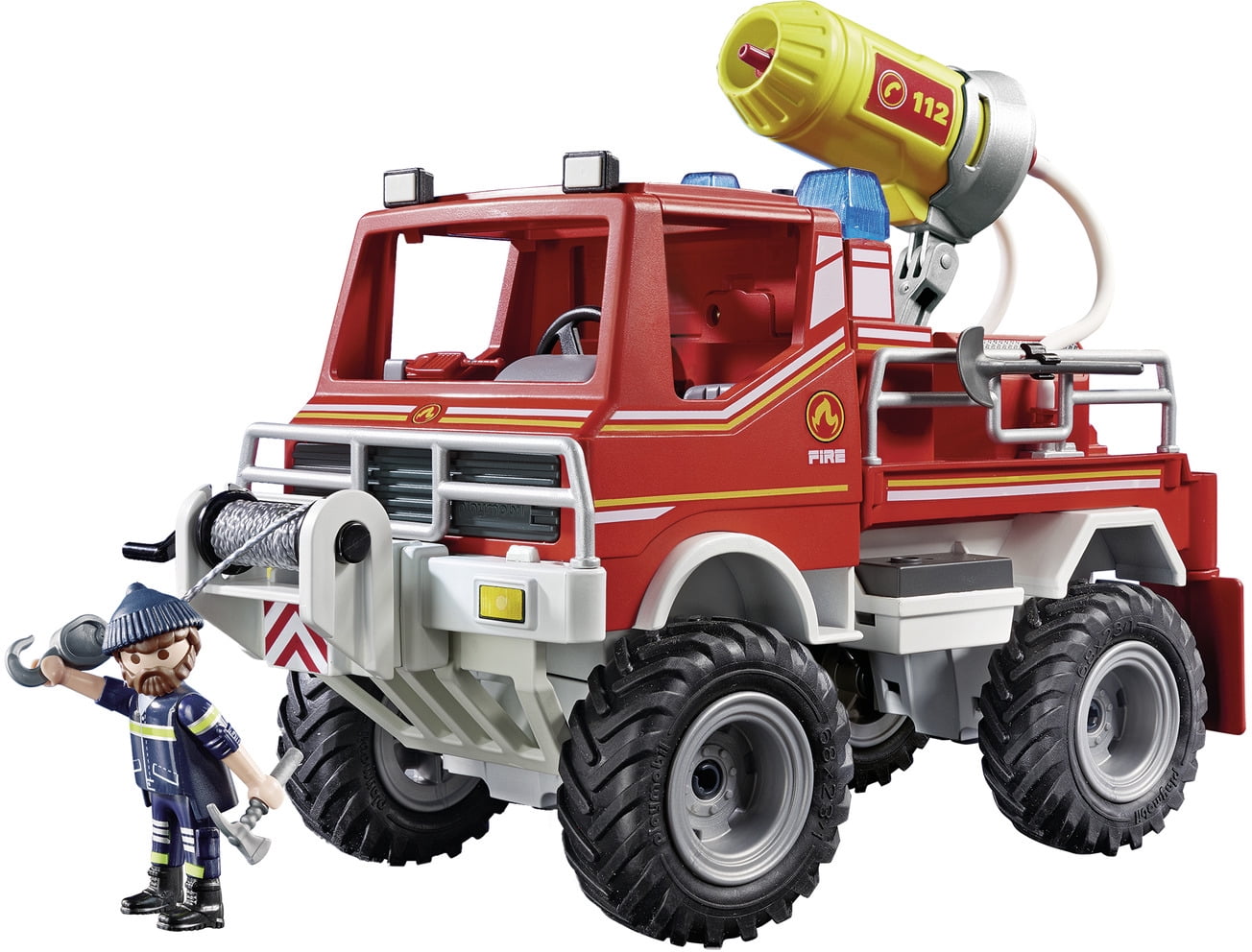 g2201 firefighters-fireman wife in intervention outfit truck 3182 Playmobil 