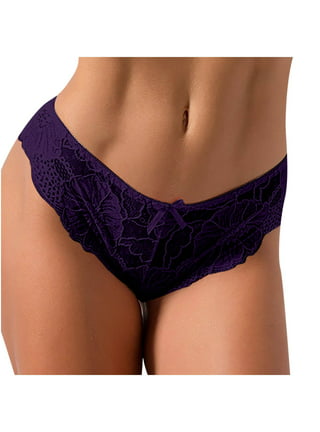 YYDGH Sheer Mesh Panties for Women Floral Lace Embroidered