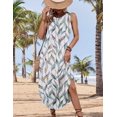 thumbnail image 4 of Vestido Zeagoo Holiday para mujer con estampado tropical de verano de 2025, 4 of 6