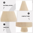 thumbnail image 4 of 10Pcs Mini Tree Crafts Unfinished Wooden Tree Decors Tiny Tree Ornaments Unpainted Small Trees, 4 of 8