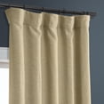 thumbnail image 4 of Half Price Drapes Candlelight Bellino Textured Faux Linen Room Darkening Curtains For Bedrooms (1 Panel), 50W X 63L, 4 of 11