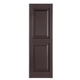 thumbnail image 1 of Premier Raised Panel Exterior Decorative Shutters, Sienna Brown - 15 x 67 in., 1 of 1