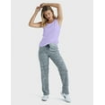 thumbnail image 5 of Hanes Women's Mini-Ribbed Cotton Tank Lilac Wash 2XL, 5 of 7