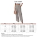 thumbnail image 4 of Pantalones De Salón Para Mujer, Pantalones Holgados Informales, Cintura Elástica Con Bolsillo Transpirable Para Vacaciones Para Correr ANGGREK Caqui 2XL, 4 of 5