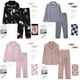 thumbnail image 4 of Pijamas bonitos de algodón para mujer, camisetas de manga larga y pantalones con bolsillos, ropa informal de estar por casa con lunares., 4 of 5