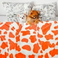 thumbnail image 5 of Orange Throw Blanket Fleece Cozy Blankets & Throws Soft Throw Blankets for Couch, 5 of 5
