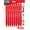 Red, variant on Wow! Retractable Ballpoint Pen, (1.4mm), Bold Line, Blue Ink, Pack of 8 (BK444BP8C)