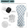 thumbnail image 6 of Golf Head Covers for Woods and Driver Fairway Hybrid Funny PU Leather Golf Club Head Covers for Women Men Golf Accessories for Halloween Christmas Birthday Present,Beige Checkered, 6 of 6