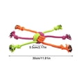thumbnail image 7 of Agiufgs Dog Rope Toy 2.17, Multi Strand Weave for Strong Tug of War, for Interactive Play and Chewing Setup and Daily Use, Multicolor, 1pcs, 7 of 7