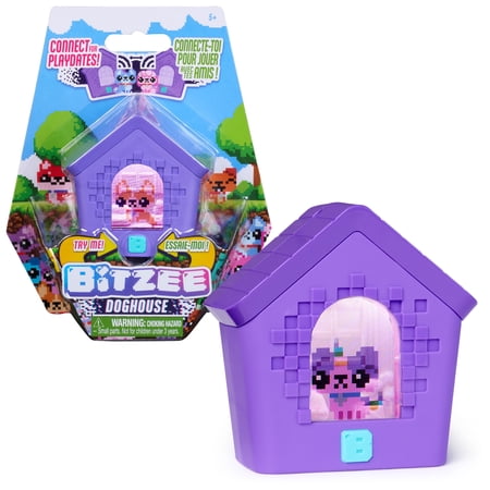 Bitzee, Doghouse Interactive Digital Pet Toy with 15 Puppies Inside, Reacts to Touch