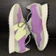 thumbnail image 4 of New Balance 327 Sour Grape Green Purple Athletic Running Shoes Men’s Size 10, 4 of 6